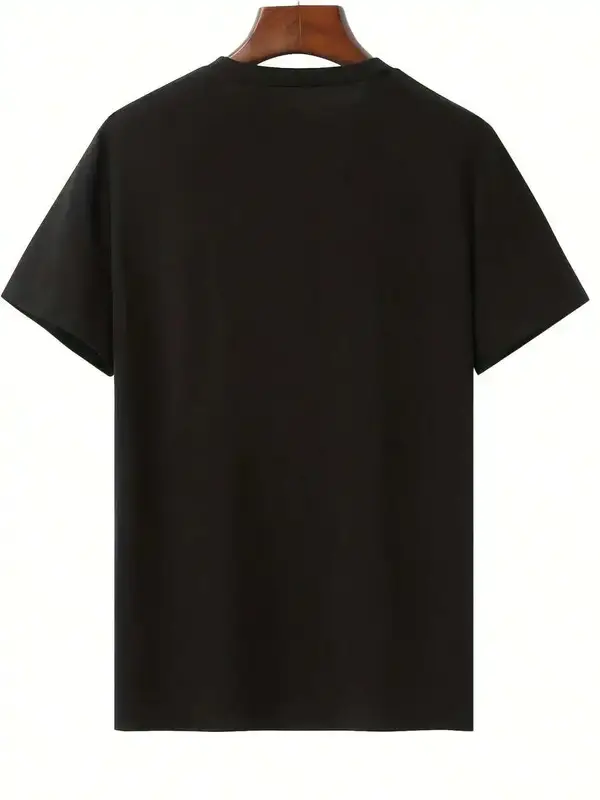 Unisex Solid Black Oversized APE Head Print Cotton Tee Men Women Short Sleeve Keep Calm & B.APE On - Image 2