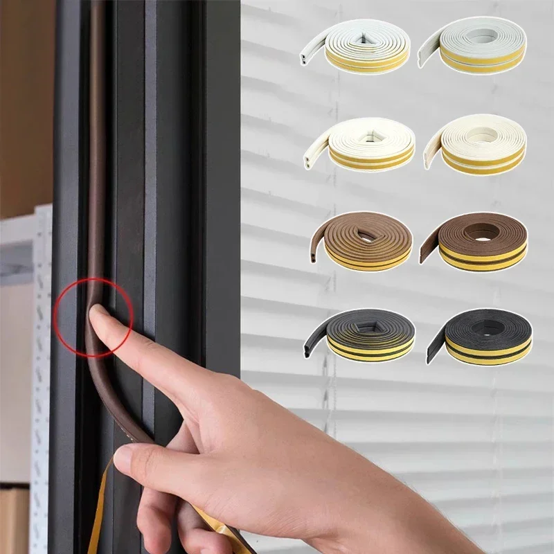 Weather Stripping Door Seal Strip  Rubber Window Sealing Strip - 10m  Self-adhesive - Aliexpress