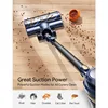 Voweek Cordless Vacuum Cleaner, Lightweight Stick Vacuum Cleaner with Powerful Suction, Detachable Battery, 1.3L Dust Cup 2