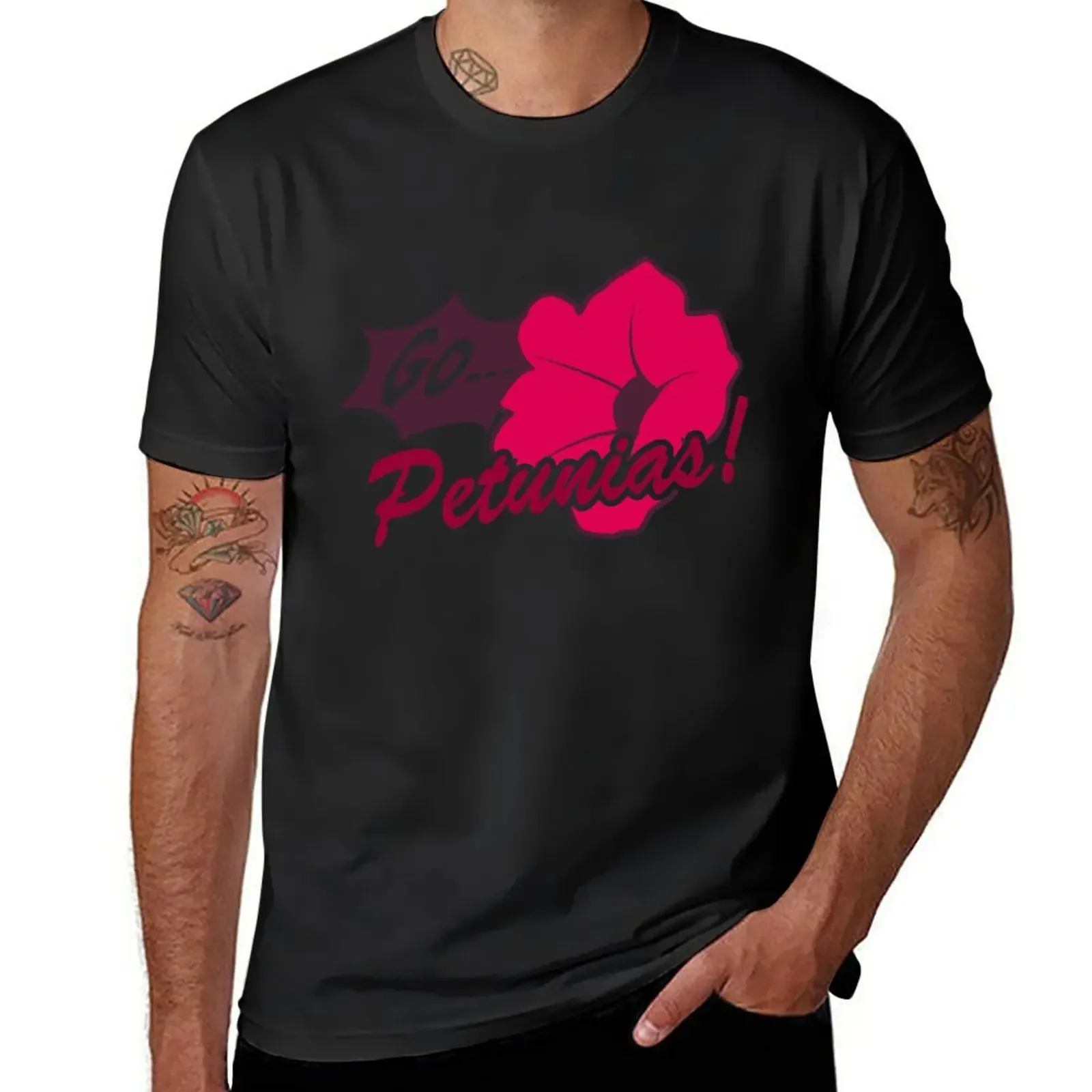 

Get Now Women's Go Petunias T-Shirt korean fashion customs mens t shirt