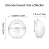 Breastfeeding Milk Catcher Soft & Silicone Leak Proof Milk Collector Wearable Manual Breastpump Container Case 100ML 066B 6