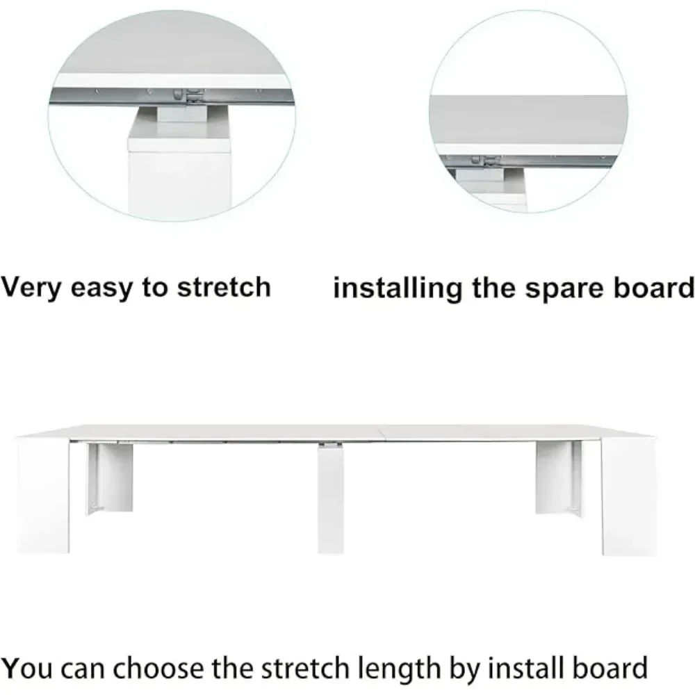 Dining Tables,Multifunctional expandable console table to save space indoors,kitchen dining table Dining Room Furniture 5