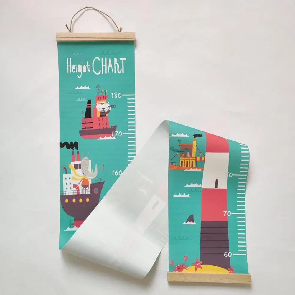 Playful Useful Baby Height Measure Ruler Anti-fade Height Chart Decorative for Kindergarten