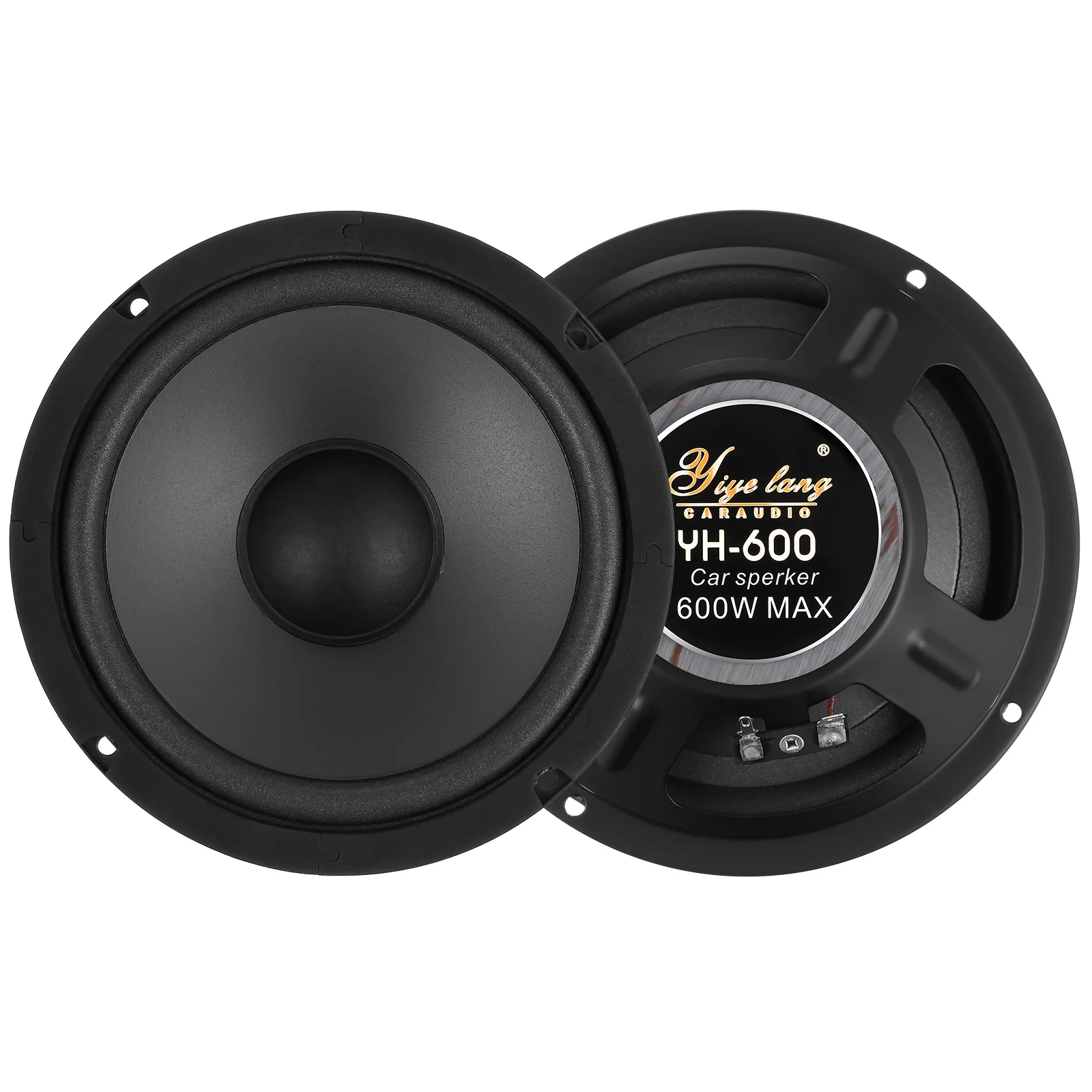 

1 Pair of 65-inch Car Speakers (600w) Loud for Audio Refit High Performance Loudspeaker Iron DIY