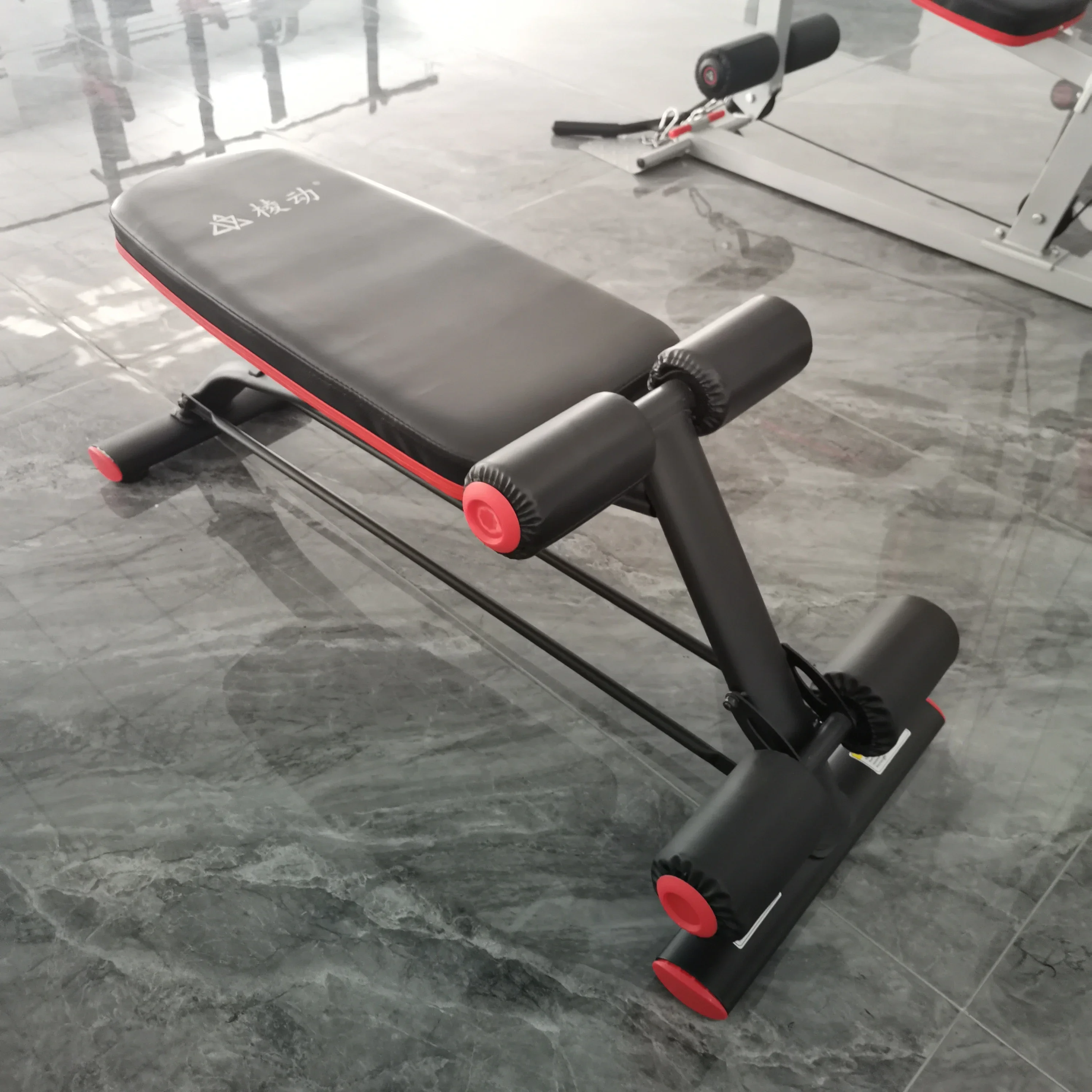 Commercial Gym Bench ，Press with Incline Decline Flat Exercise ，Adjustable Bench