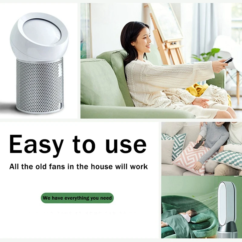 다이슨 HP04 HP05 HP07 공기 청정기 리프리스 선풍기 리모컨 실버 교체 리모컨, 3X