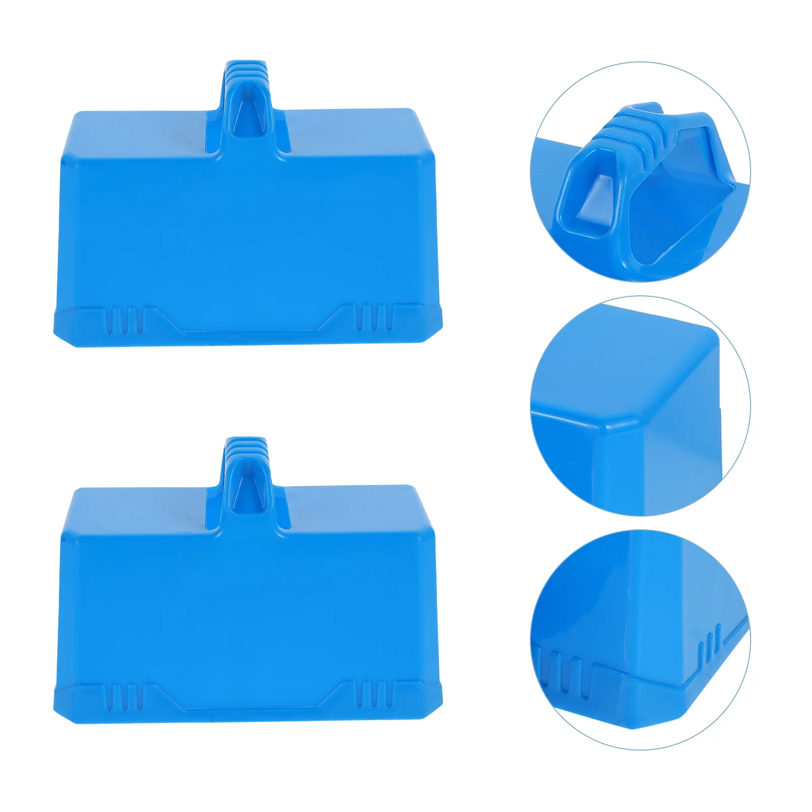 2 Pcs Building Blocks Snow Brick Mold Soil Making Winter Kids Toy Suite Sandcastle Foundation DIY Maker Bricks Baby Travel 5