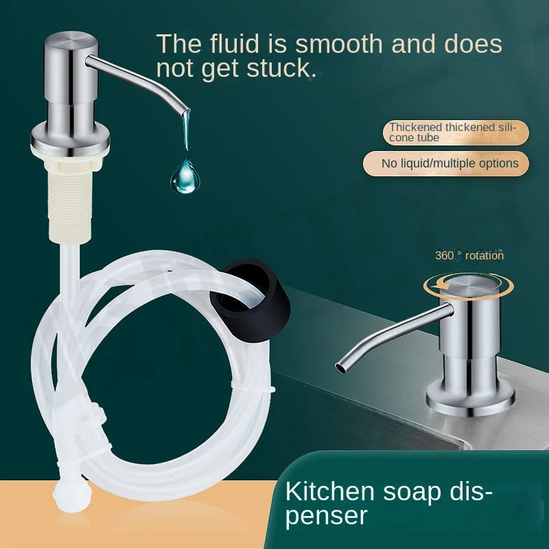 Soap Shampoo Dispenser Extension Tube Kit Replacement for Kitchen Sink Metal Under Deck Mounted Potable Bottle Accessories soap dispenser shampoo dispenser soap dispenser bottle foaming soap dispenser