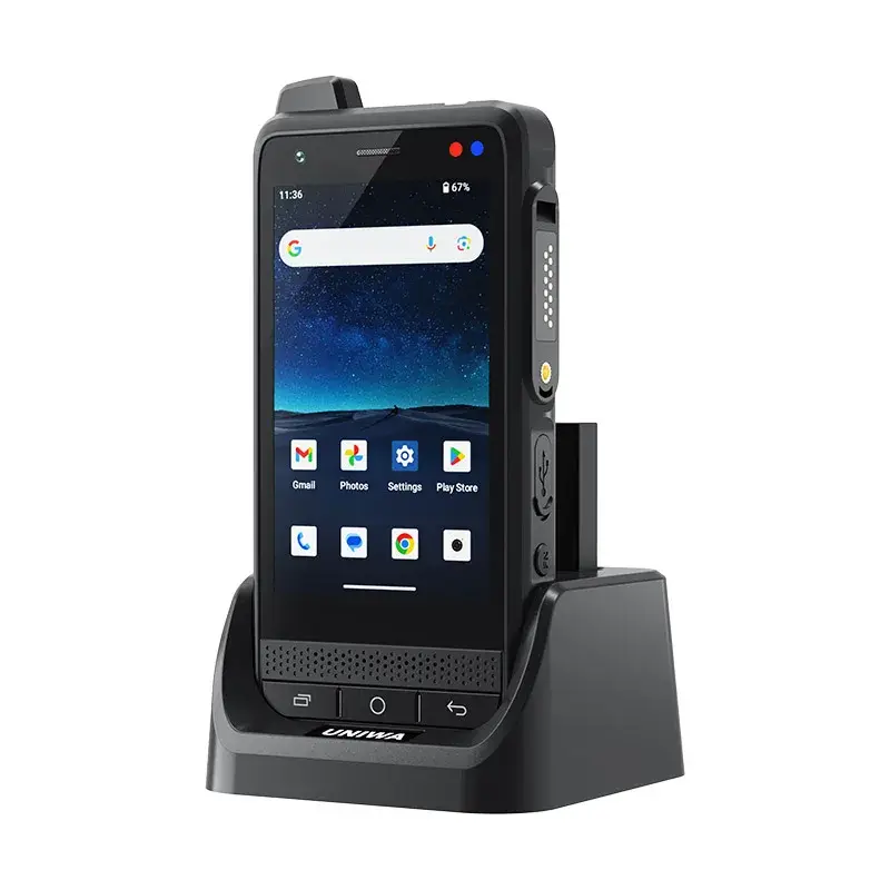 UNIWA F400 Rugged PDA with PoC Walkie Talkie Zello IP65 Smartphone Android 15 4350mAh 4.0 Inch 4G Global Range Walkie Talkie NFC - Image 4