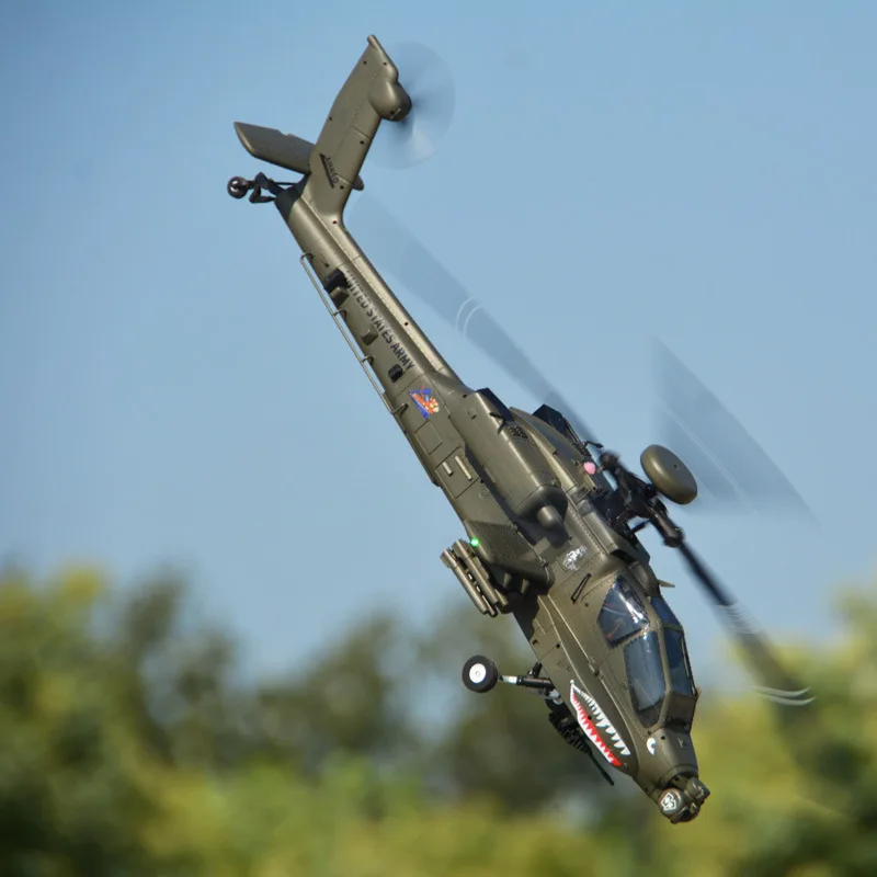 F11 Apache Ah-64d F11 2.4g Brushless Motor Vehicle Helicopter 6-Channel 3d Stunt Remote Control 1:32 Simulation Model Boy Gifts 2