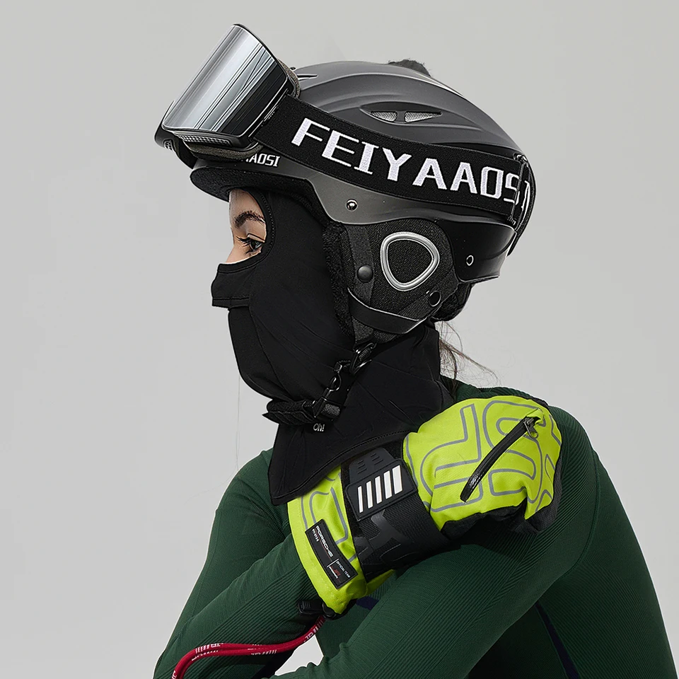 OhSunny Winter Plush Skiing Balaclava Face Cover