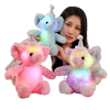 Cartoon Glowing Little Animals Plushies Stuffed Unicorn Dinosaur Bear Alpaca Goose Dolphin Light Up Dolls Kids Overnight Gift 1
