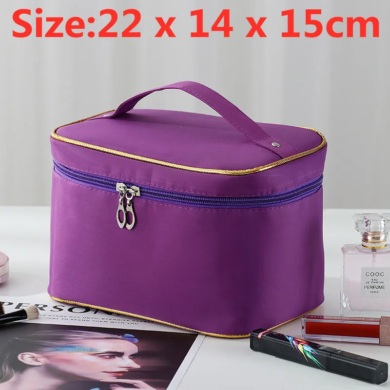 Bolsa de maquillaje para mujer, organizador de viaje, neceser de  cosméticos, neceser de belleza, neceser de almacenamiento, caja - AliExpress