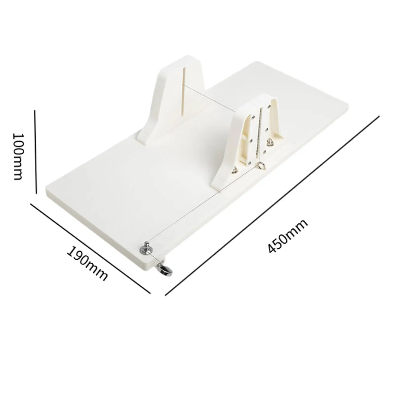 Adjustable Slab Soap Cutter Push Soap Cutter DIY Making Professional Beginners with Size Scale, Cutting Machine