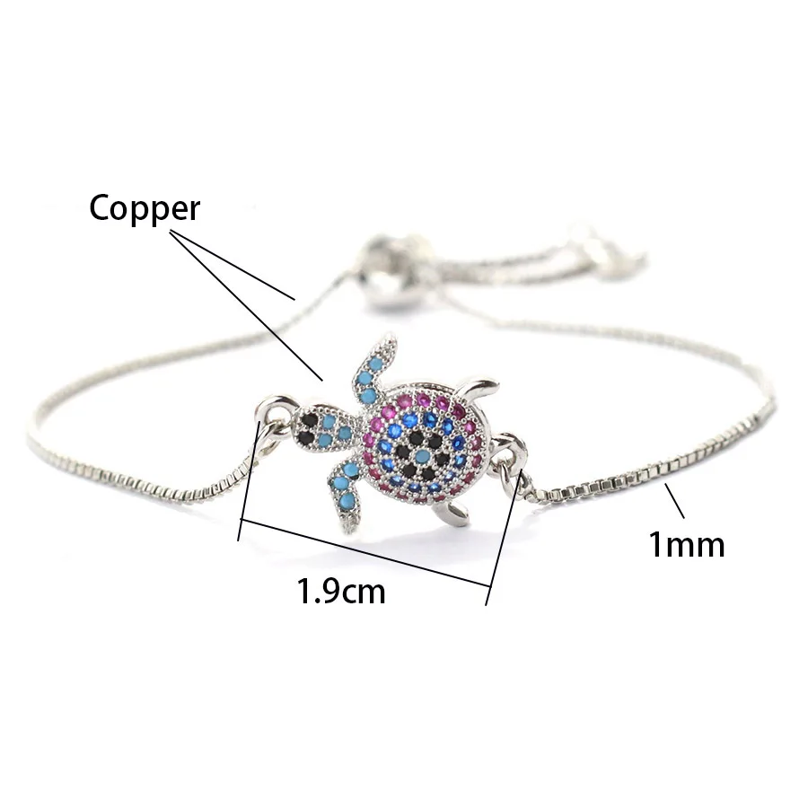 Adjustable Chain Bracelet for Women with Evil Eyes and Butterfly