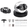 VEVOR 10Kg Full Set 5in Engraving Vise Standard Block Ball Inlaid Diamonds Jewelry Adjustable Setting Tool W/ 34Pcs Attachments 1