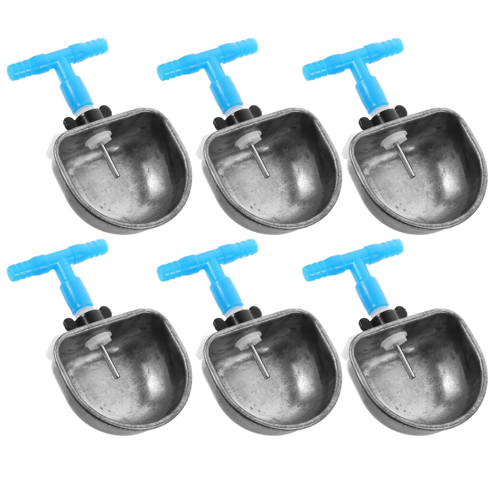 

6 Pcs Automatic Water Fountain for Rabbits Drinking Device Pet Container Cage Bowl Feeder Plastic