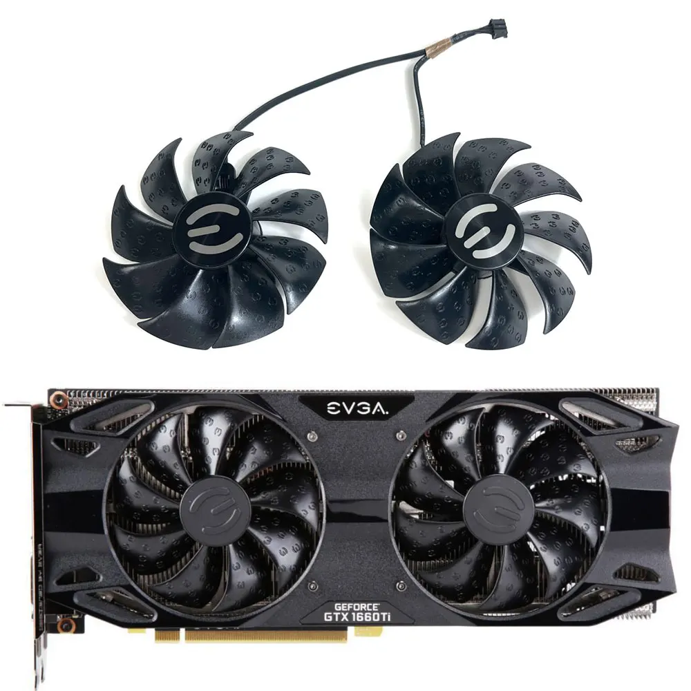 Muslimex Rtx 2060 Sc Ultra Gpu Fan, Per Evga Gtx 1660 Xc Ultra, Gtx 1660 Ti Xc Ultra, Rtx 2060 Sc Ultra Video Card Ventola Di Raffreddamento