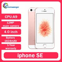 Original Unlocked Apple iPhone SE Cell Phone 4G LTE NFC4.0' 2GB RAM 16/64GB ROM A9 Dual-core Touch ID Mobile Phone Used iphonese