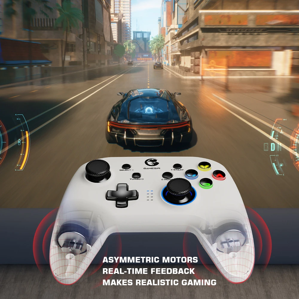 GameSir T4   е   Ʈѷ, ٵ ġ  ȵ̵ ޴ PC ̽ƽ, ȭƮ ÷