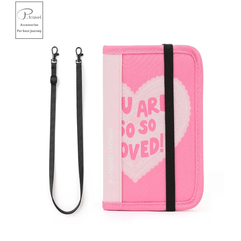 RFID Secure Travel Wallet and Passport Organizer with Zipper Pouch