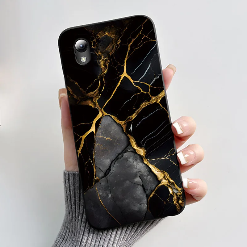 Luxury Cute Love Rabbit Cartoon Black Silicone Shockproof Case