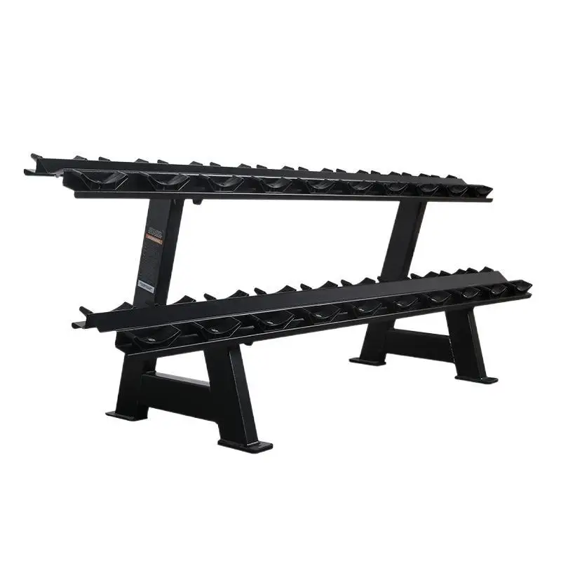 ציוד כושר מתכת עבה איכות גבוהה 2 קומות מערכת משקולות, 10 זוגות משקולות