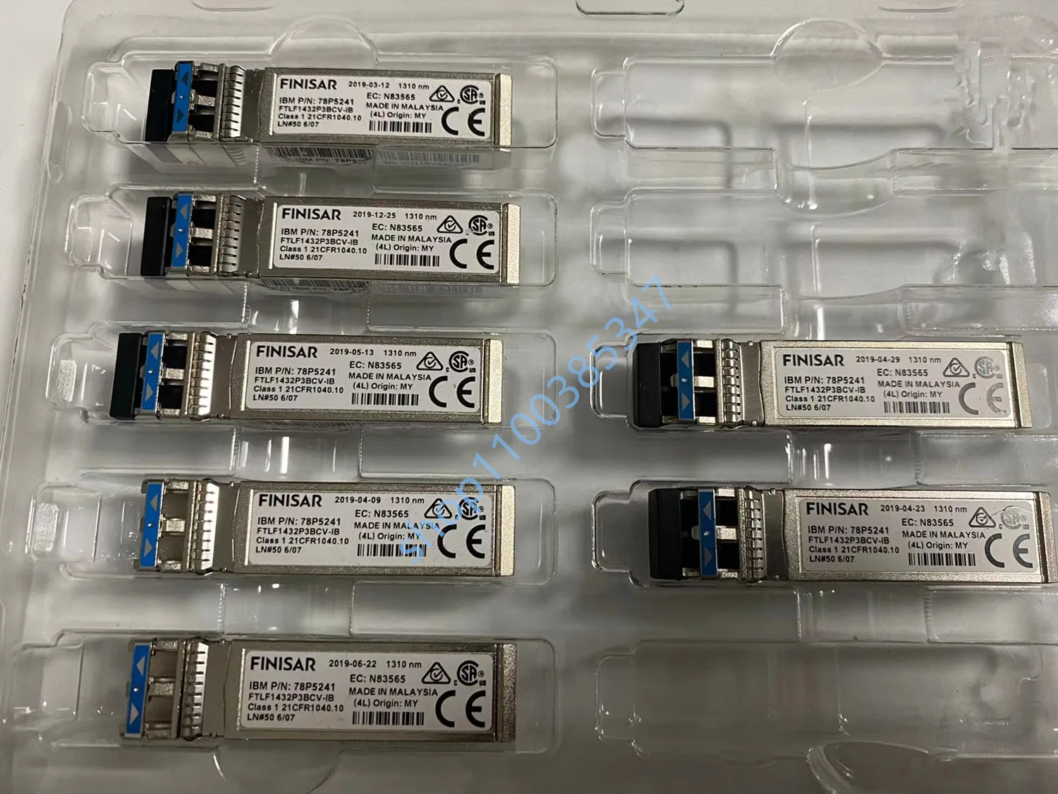IB-M 32G Single mode SFP FTLF1432P3BCV-IB 78P5241 N83565 32GB 1310NM 10KM  Single-mode optical transceiver