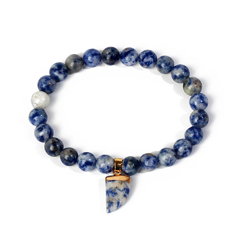 Tiger Eye Stone Horn Charm Bracelets for Women Nature Onyx Quartzs Turquois Amethysts Beaded Bracelets Men Couple Amulet Jewelry - Image 6