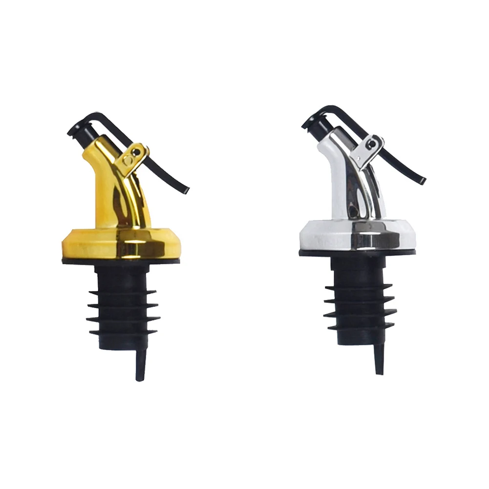 Oil Bottle Stopper Liquor Dispenser Wine Pourers Lock Plug Seal Nozzle