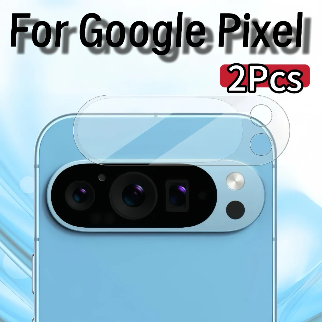 Dual Pack HD Clear Camera Lens Tempered Glass Protector with Anti-Scratch Technology