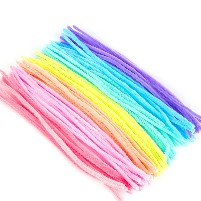 100 Stück Mix-Farben-Basteldraht zum Basteln, Drehstab, DIY für Blumensträuße, Halloween, Weihnachten, Ostern, Haarschmuckherstellung – Detail 3