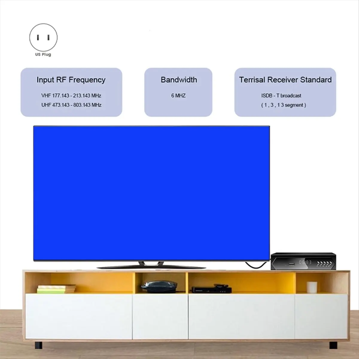 《공장 직송》칠레 브라질 페루용 디지털 지상파 ISDB-T TV 수신기 박스 WIFI 264 ISDBT TV 튜너 수신기 US 플러그