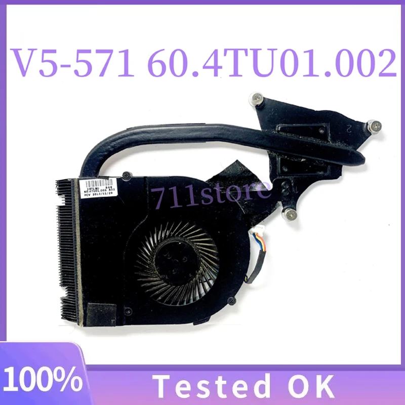 

60.4TU01.002 Radiator Fan For Acer Aspire V5-571 V5-571P Heatsink 100% Working Well