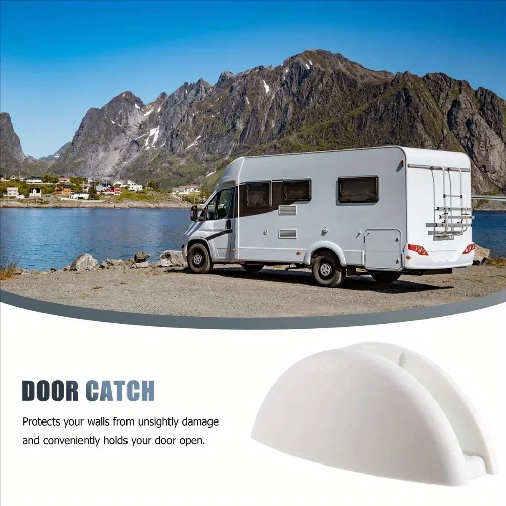 1 Set Door Retainer Catch- Camper Accessories Door Retainer Catch for Caravan Motorhome Lock Boat Rv Stopper Clip