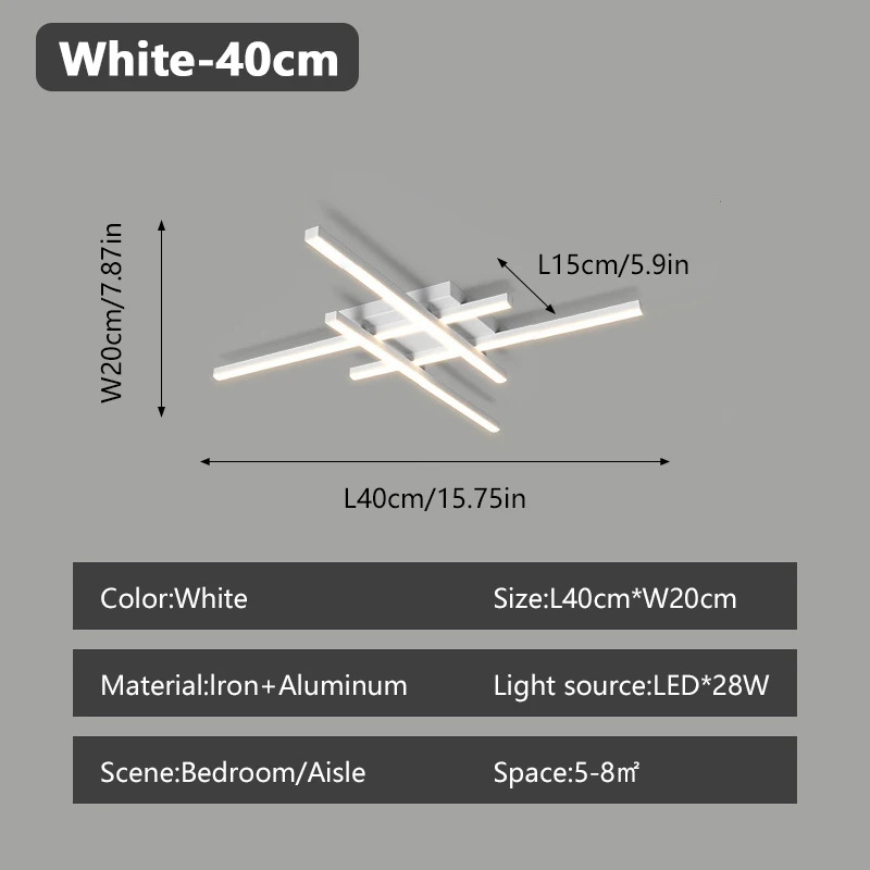 CLX023 White 40cm