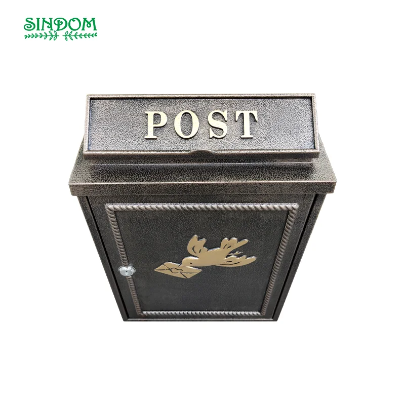 Balcony Street Boxes Outer Mail Box Wall Mount Street Post Lock Mailbox for Letters