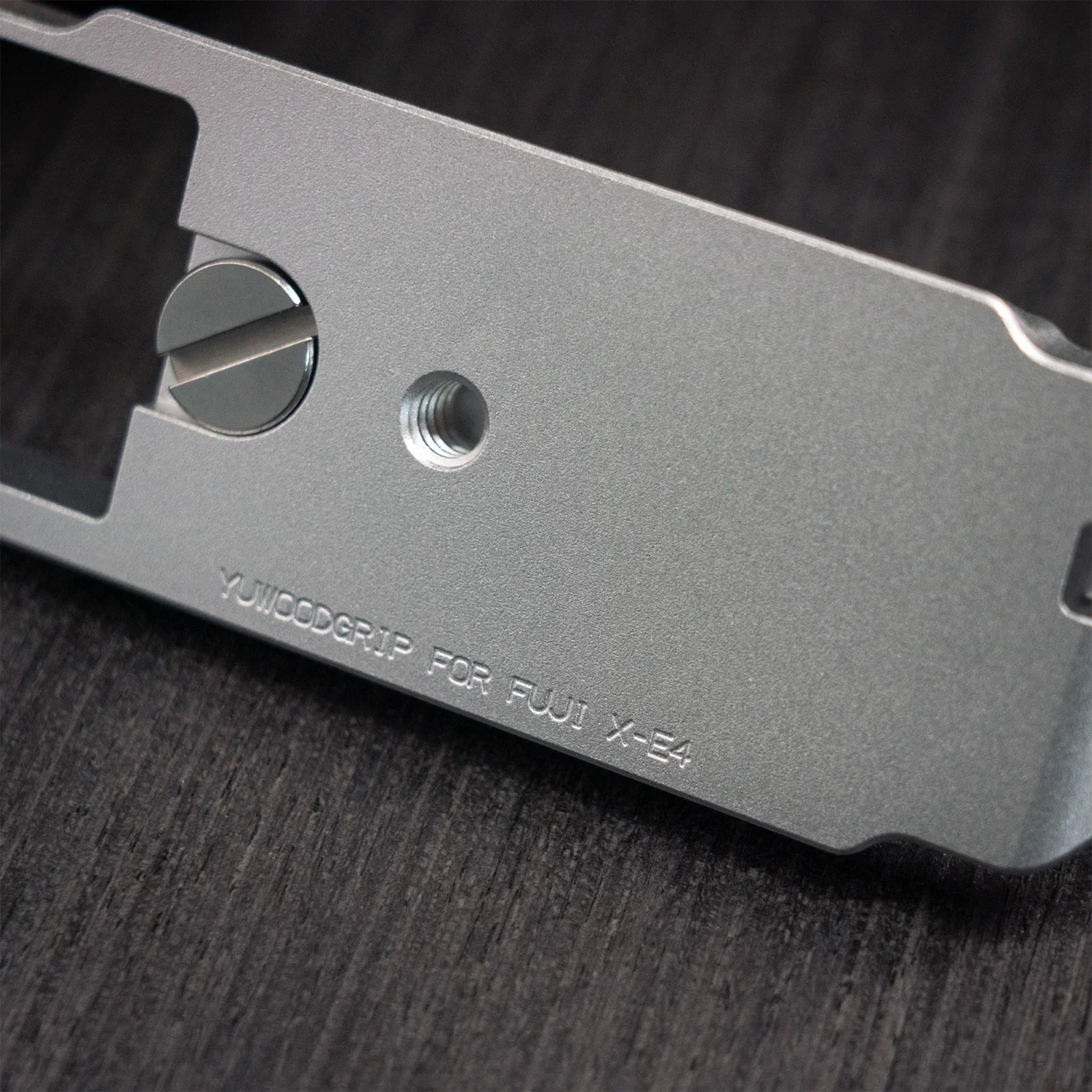 Camera Wood Hand Grip Handle Aluminum Alloy Base For Fuji Fujifilm XE4 X-E4 camera accessories