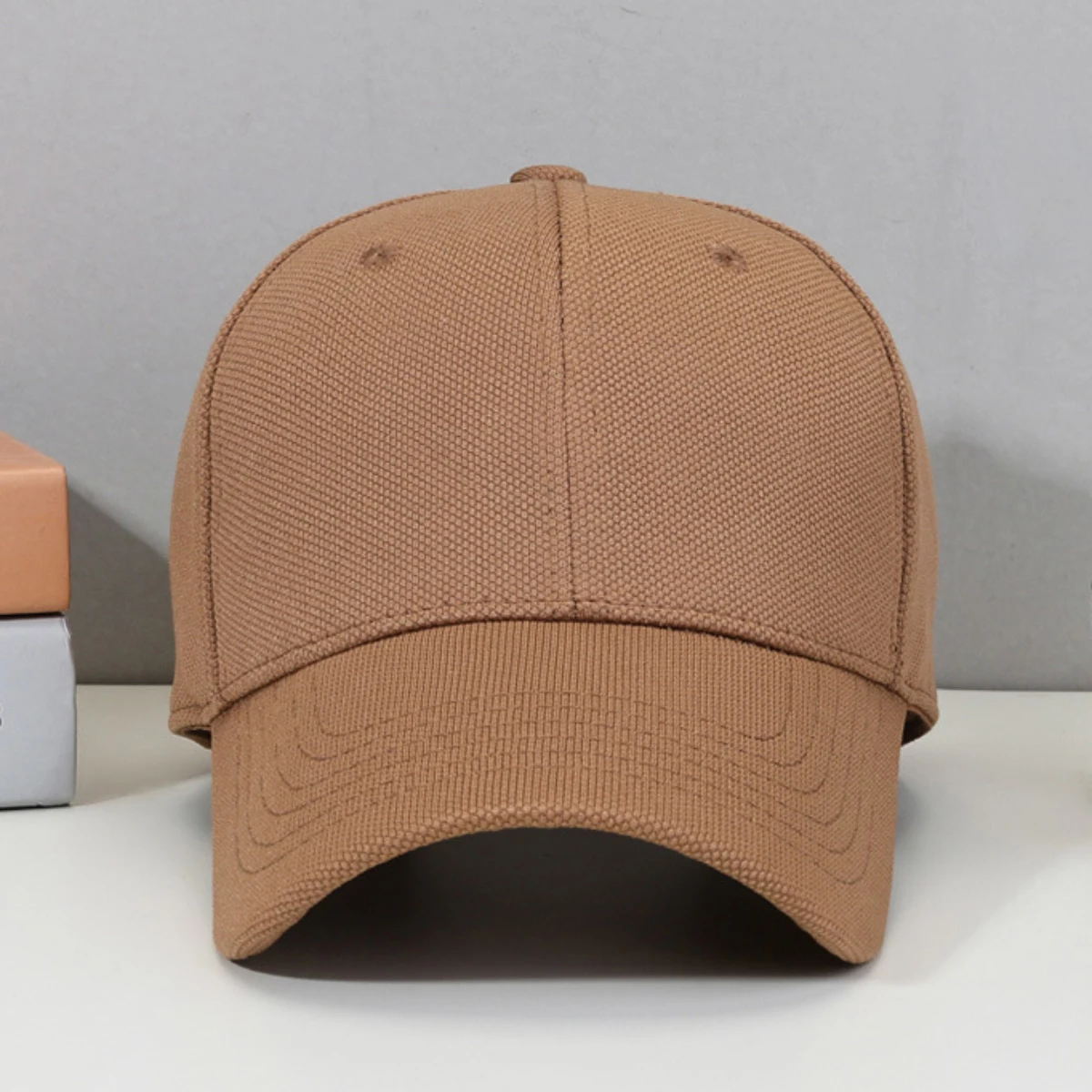 Men's Hat 2025 New Style, Enlarged and Deepened for Large Head Circumference, Baseball Cap That Makes the Face Look Smaller, Blank Duckbill Cap, Fashionable and Versatile