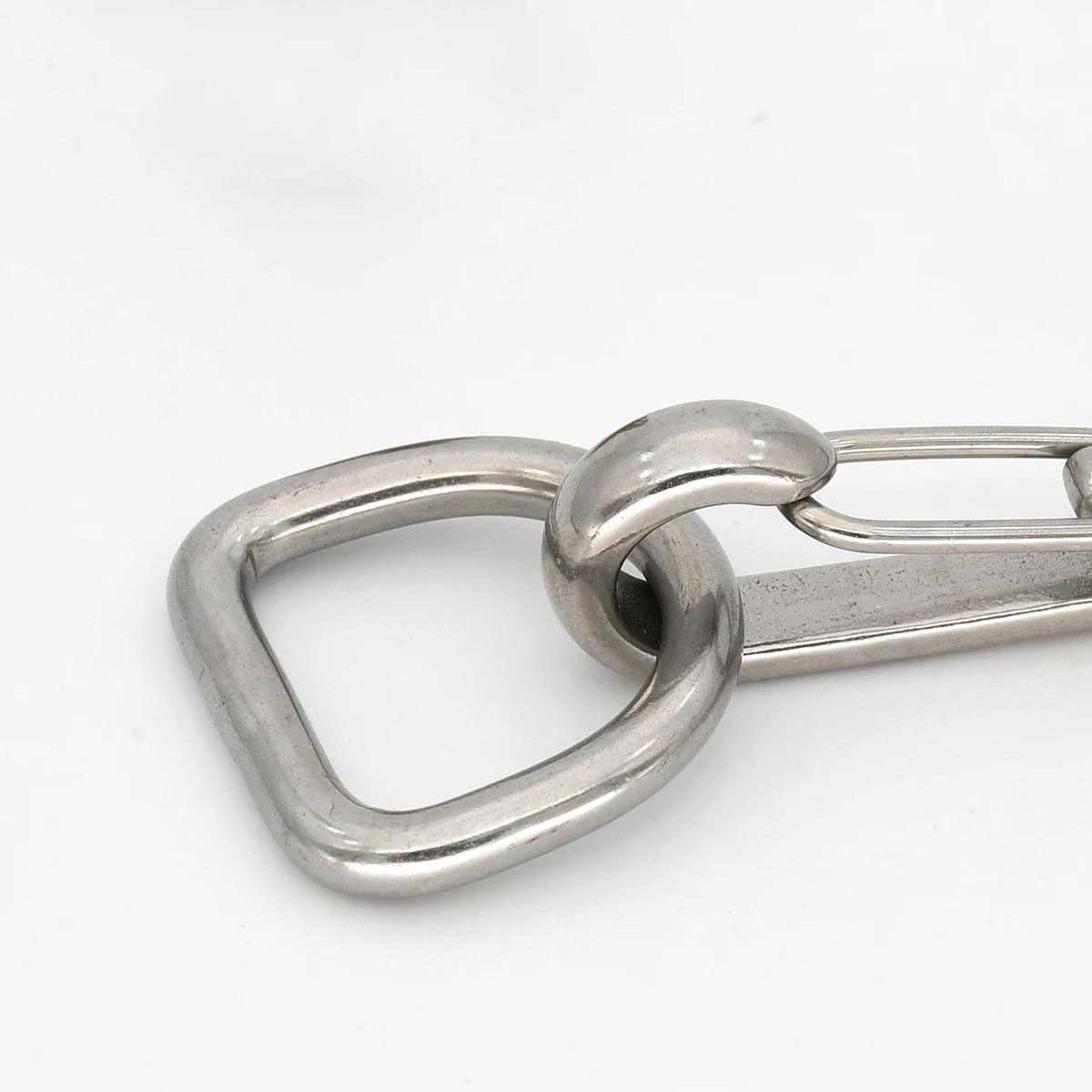 Stainless Steel Dee D Ring Buckle For Webbing Backpack Bag Parts Leather Craft Bag Strap Belt Purse Pet Collar Clasp 1piece