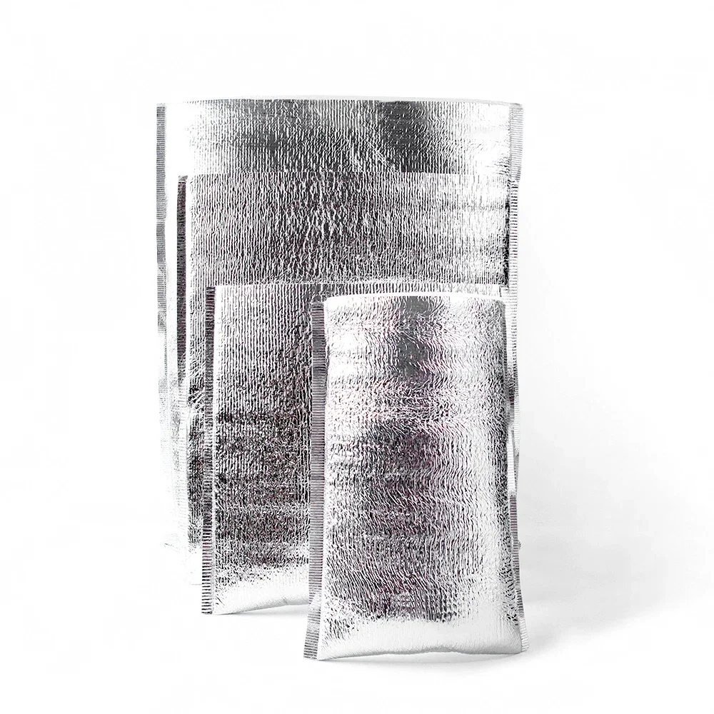 Emballage De Sac Alimentaire En Aluminium Vierge Avec Fermeture à