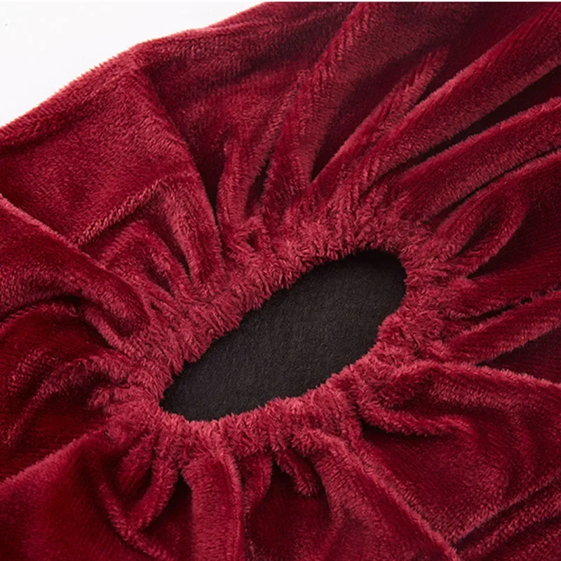 Shoe Covers 2pcs/Set Flannel Non-slip Solid Color Washable Reusable Keep Floor Cleaning Indoor