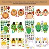 Make A Face Stickers for Kids DIY Make Your Own Christmas Trees Safaris Sea Fantasy Animals Puzzle Stickers Boys Girls Gifts Toy 3