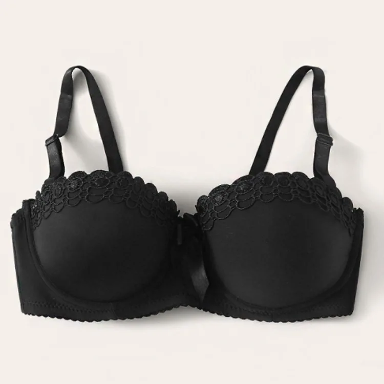 MIKI Girls bra embroidered butterfly underwired underwear non-slip fashion ladies sexy