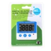Digital Fridge Thermometer with Alarm and Max Min Temperature LCD Display Refrigerator Freezer Thermometer for Indoor Outdoor 4