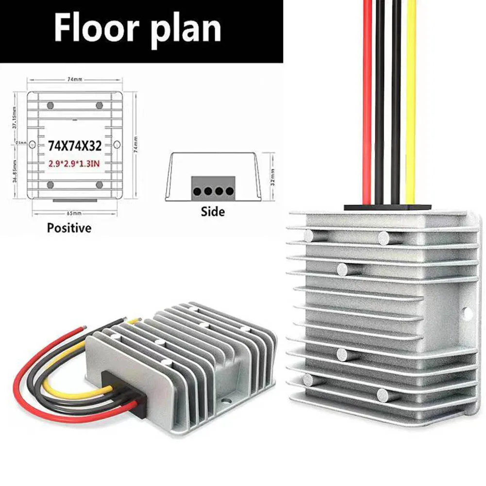 Step Down para 19v 5a 8a 10a 15a 20a 380w Conversor Impermeável Regulador de Tensão para Carrinho de Golfe Club Car Led Strip Light dc 9v36v