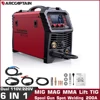 ARCCAPTAIN MIG Welding Welder 6 in 1 110V/220V Semi-Automatic Inverter MMA Lift TIG Gas Non-Gas MIG 2T4T For Home Weling Machine 1