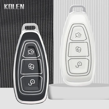 Nuovo TPU Car Remote Key Case Cover Shell per Ford Fiesta Focus 3 4 Mondeo Ecosport Kuga Focus ST Fusion Protector Fob accessori 2 Nuovo TPU Car Remote Key Case Cover Shell per Ford Fiesta Focus 3 4 Mondeo Ecosport Kuga Focus ST Fusion Protector Fob accessori - Nuovo TPU Car Remote Key Case Cover Shell per Ford Fiesta Focus 3 4 Mondeo
