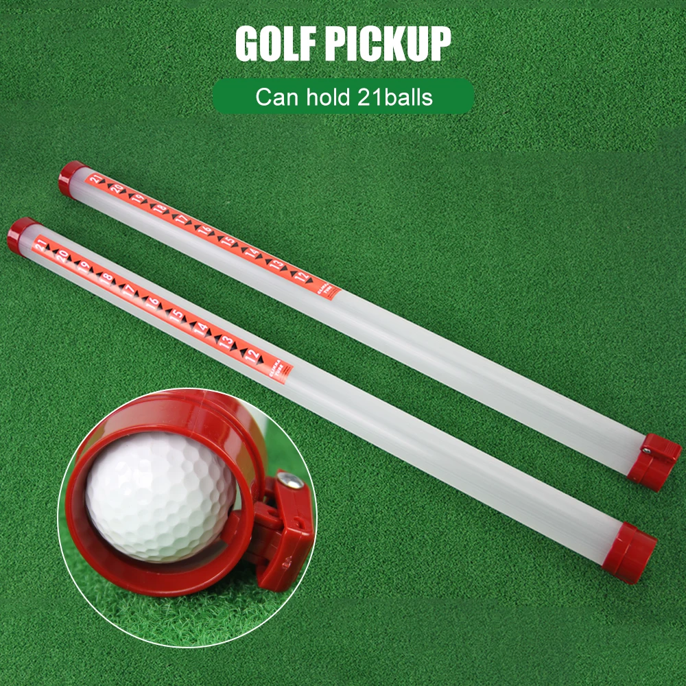 Golf Ball Picker Shag Tube Plastic with Ball Release Retrievers