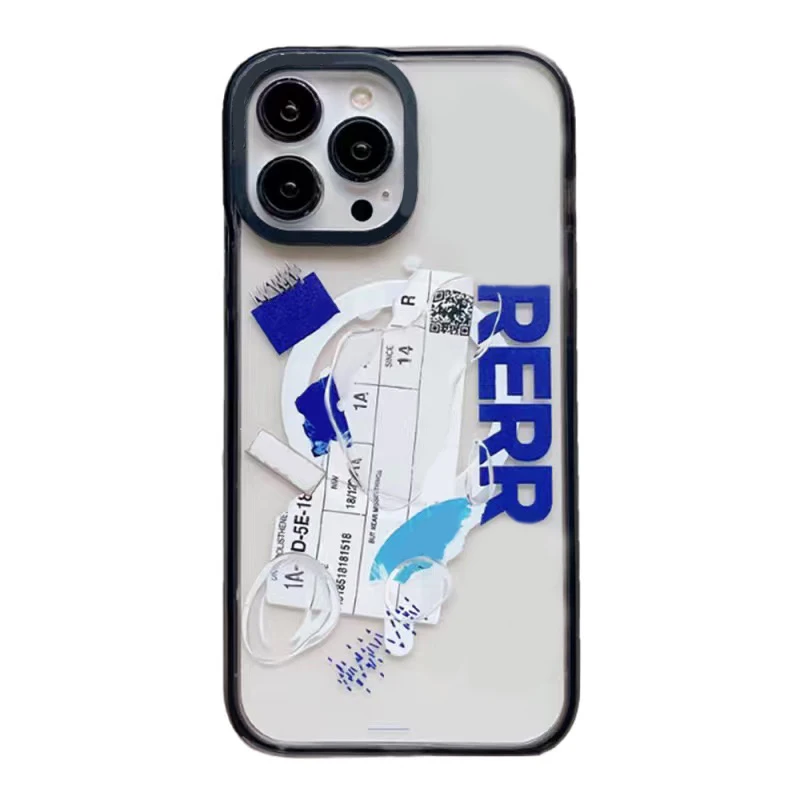 

MagSafe Acrylic Korean Fashion Tag Phone Case Cover for IPhone 12 13 14 15 Pro Max Case for IPhone 15 Pro Max